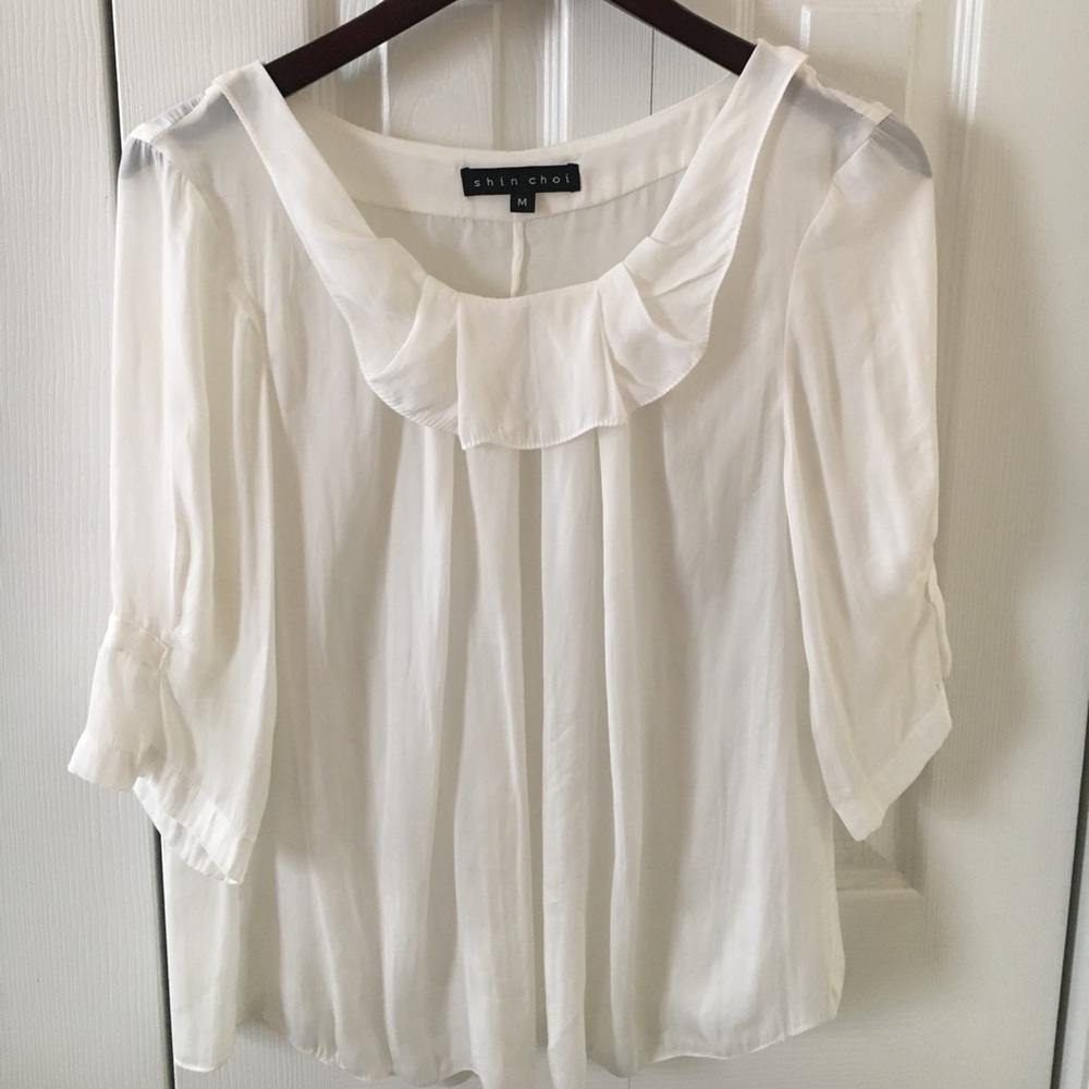 100% Silk Shin Choi Blouse